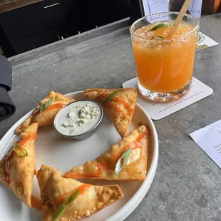 Buffalo Chicken Wontons