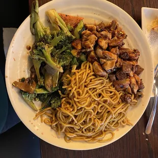 Hibachi Chicken and Steak Dinner