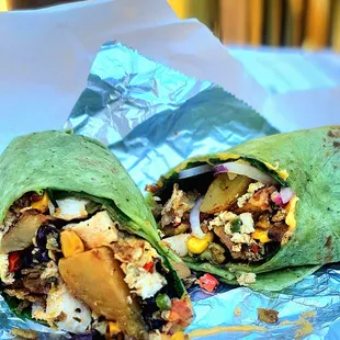 BIG ol&apos; burrito. OMG!