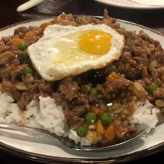 139. Minced Beef and Egg Over Rice