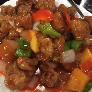 67. Sweet and Sour Pork with Pineapple