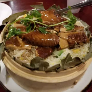 79. Chicken and Rice Wrapped in Lotus Leaf