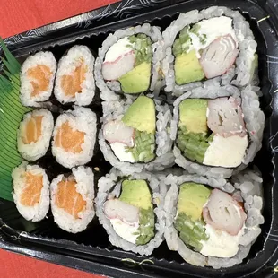 Cali and salmon roll