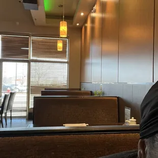 a man in a restaurant