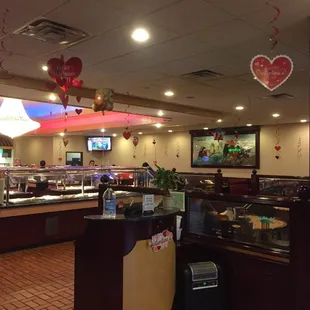 the interior of a restaurant