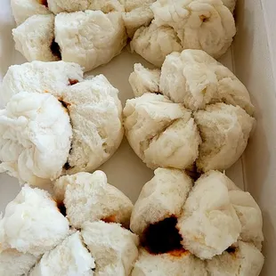 Steamed bbq pork buns