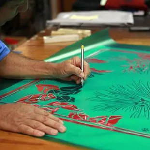 original prints, hand cut silk screens