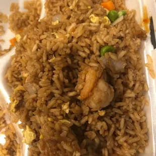 Shrimp fried rice