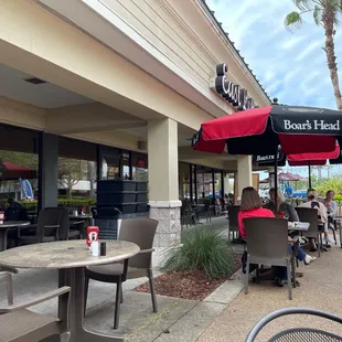 Outdoor seating