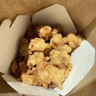 Orange chicken (sauced served on the side)