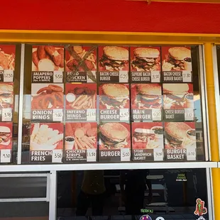 Menu board