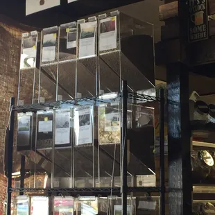 Freshly made coffees