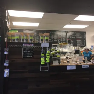 Main counter to order your delicious snacks