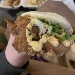 Yoshi's Ginger Chicken Bao