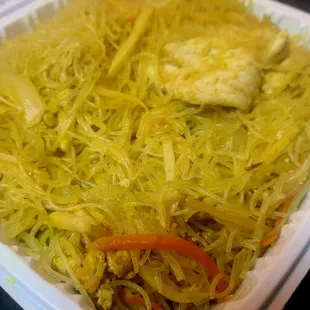 Singapore Noodles w/chicken