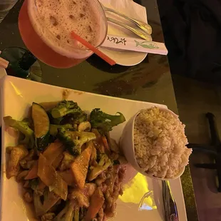 Chicken and broccoli