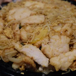 singapore noodle w/ chicken