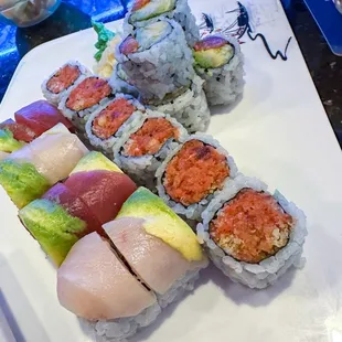 food, sushi and sashimi, sushi, sashimi