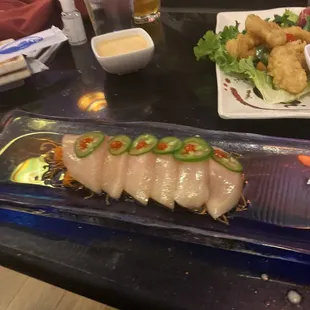 Yellowtail Jalapeno Appetizer