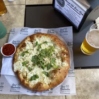 Individual 10" White Pizza