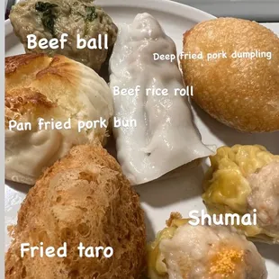 Dim sum platter