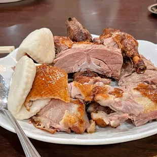 Remnants of the baking duck