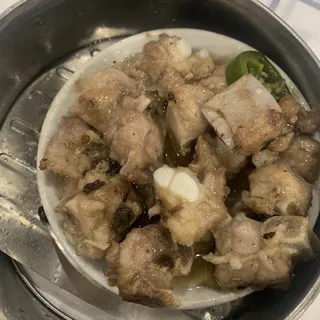 Steamed Spareribs with Black Bean Sauce