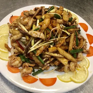 Seafood With Shredded Vegetables