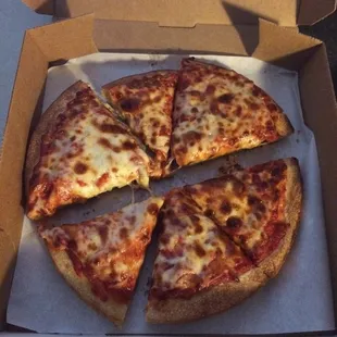 I wish the slices were more consistent, but good pizza.