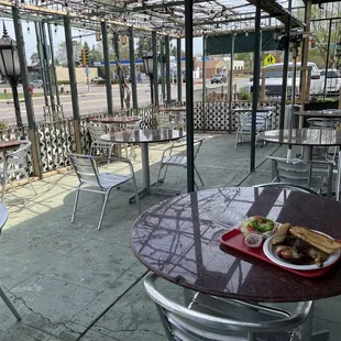 Exterior seating
