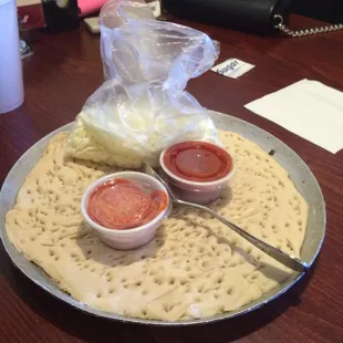 Make your own pizza is great for the kids.