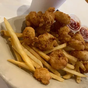 Kids popcorn shrimp.