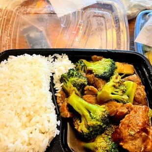 Beef with Broccoli Lunch