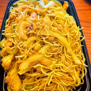 Singapore Rice Noodles Lunch