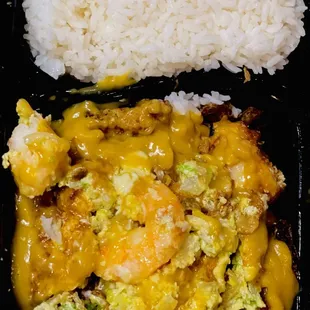 Shrimp Egg Foo Young Lunch