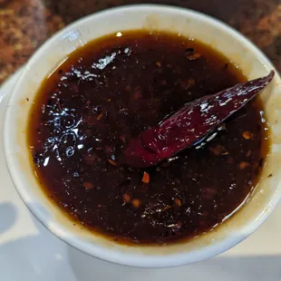 Spicy Garlic Sauce on the Side