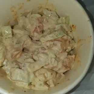 This is the shrimp  salad,