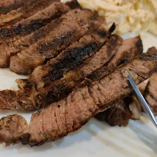 Medium-cooked Ribeye Steak
