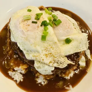 Loco Moco with Johnny&apos;s Brown Gravy