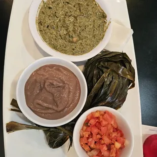 Laulau &amp; squid luau w/ lomi &amp; poi
