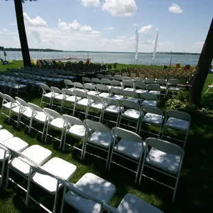 Wedding Ceremony on the Lawn