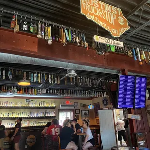 people sitting at a bar