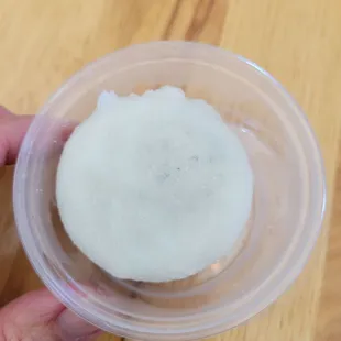 Black sesame mochi - it wasnt very good