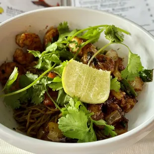 Chili garlic shrimp bowl special - yum