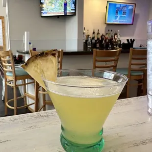 Pineapple Martini was a little sweet, but good for the price.