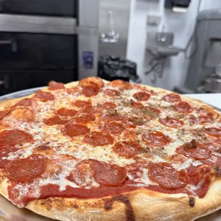 pizza, food