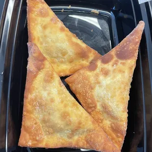 Crab Wonton ($7.25 for three pieces) comes with sweet chili sauce