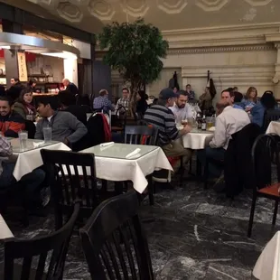 Dining under the Union Station ceiling