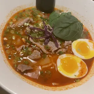 Beef spicy Tonkotsu ramen