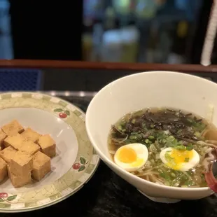 Food Golden Tofu Ramen